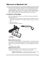 Предварительный просмотр 3 страницы Davis Instruments WeatherLink Getting Started Manual