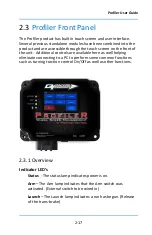 Preview for 23 page of DAVIS TECHNOLOGIES Profiler User Manual
