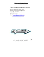 Preview for 59 page of DAVIS TECHNOLOGIES TC-3 Series Instructions Manual