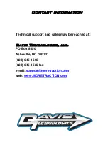 Предварительный просмотр 35 страницы DAVIS TECHNOLOGIES TMS-9500-SL Short Manual