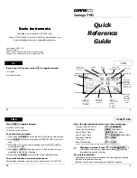 Предварительный просмотр 1 страницы DAVIS and Vantage Pro Quick Reference Manual