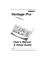 DAVIS and Vantage Pro User Manual & Setup Manual предпросмотр