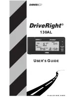 Предварительный просмотр 1 страницы DAVIS DriveRight 130AL User Manual