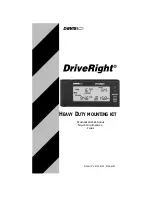 DAVIS DriveRight 8140 Mounting Instructions предпросмотр