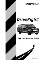 DAVIS DriveRight 8155VSS Installation Manual preview