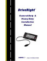 DAVIS DriveRight 8156GD Installation Manual предпросмотр