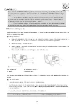 Preview for 13 page of DAVIS eVO DVC10-A7KGP1E Installation And Operation Manual