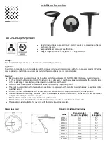 DAVIS PANTHERA PTG Series Installation Instruction preview