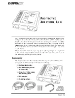 DAVIS Protected Junction Box Instruction Manual preview