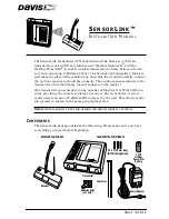 Preview for 1 page of DAVIS SensorLink Installation Manual