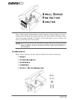 DAVIS Surge Protector Shelter (Small) User Manual предпросмотр