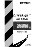 Предварительный просмотр 1 страницы DAVIS Trip 500AL User Manual