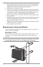 Preview for 6 page of DAVIS Universal Shelter User Manual