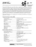 DAVIS Vantage Vue 6250 Specifications preview