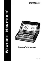 DAVIS Weather Monitor II Owner'S Manual preview