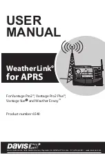 DAVIS WeatherLink 6540 User Manual preview