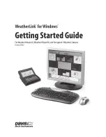 Preview for 1 page of DAVIS WeatherLink for Windows 7862 Getting Started Manual