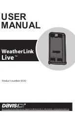 Предварительный просмотр 1 страницы DAVIS WeatherLink Live 6100 User Manual