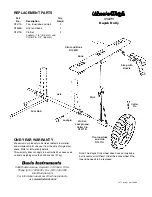 Предварительный просмотр 2 страницы DAVIS Wheel-a-Weigh 1471 Assembly Instructions