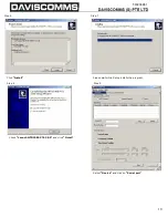 Preview for 10 page of Daviscomms MTD1000 Startup Manual
