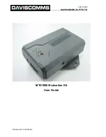 Daviscomms MTD1000 User Manual preview