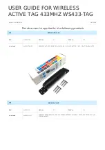 Preview for 1 page of daviteq WS433-CL User Manual