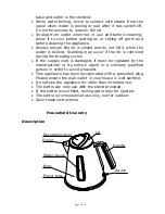 Предварительный просмотр 3 страницы davoline KE7068 Instruction Manual