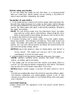 Preview for 4 page of davoline KE7068 Instruction Manual