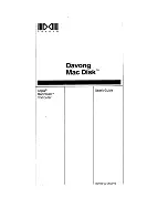 Davong Mac Disk User Manual preview