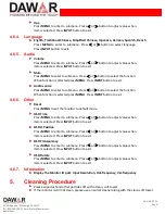 Preview for 8 page of DAWAR DW03583 User Manual