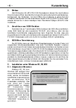 Preview for 4 page of Dawicontrol DC-2974 PCI Quick Manual