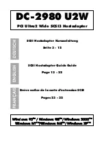 Dawicontrol DC-2980 U2W Quick Manual preview