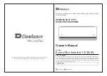 Dawlance Classic Plus 15 Owner'S Manual preview