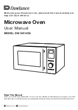 Dawlance DW 395 HCG User Manual preview