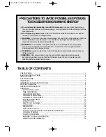 Preview for 2 page of Dawlance DW-631 Operating Instructions Manual