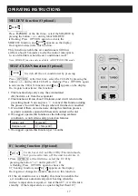 Preview for 19 page of Dawlance GLAMOUR INVERTER 45 FS Instruction Manual