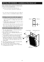 Preview for 22 page of Dawlance GLAMOUR INVERTER 45 FS Instruction Manual