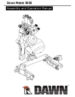 Предварительный просмотр 1 страницы Dawn 5036 Assembly And Operation Manual