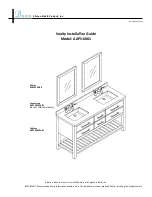 Preview for 1 page of Dawn Tuscany AAPS-6001 Installation Manual