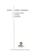 Preview for 67 page of Dawnco 8060 Series Installation And Operation Manual