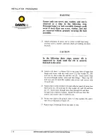 Preview for 91 page of Dawnco 8060 Series Installation And Operation Manual