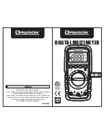 Dawson Tools DDM450 Manual предпросмотр