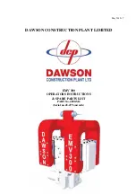 Предварительный просмотр 2 страницы Dawson 4000M2 Operator'S Instructions/Spare Parts List