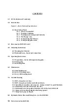 Предварительный просмотр 3 страницы Dawson 4000M2 Operator'S Instructions/Spare Parts List