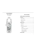 Dawson DCM201A User Manual предпросмотр