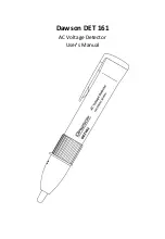 Dawson DET 161 User Manual preview