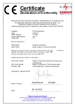 Preview for 4 page of Dawson EMV-70 METRIC Operator'S Instructions/Spare Parts List