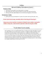 Preview for 9 page of Dawson Truck Mate Operator'S Manual