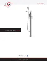 DAX BATHTUB FILLERS DAX-8129 Quick Start Manual preview