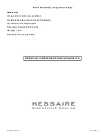 Preview for 8 page of DAX HESSAIRE DX4800 Assembly Instructions Manual